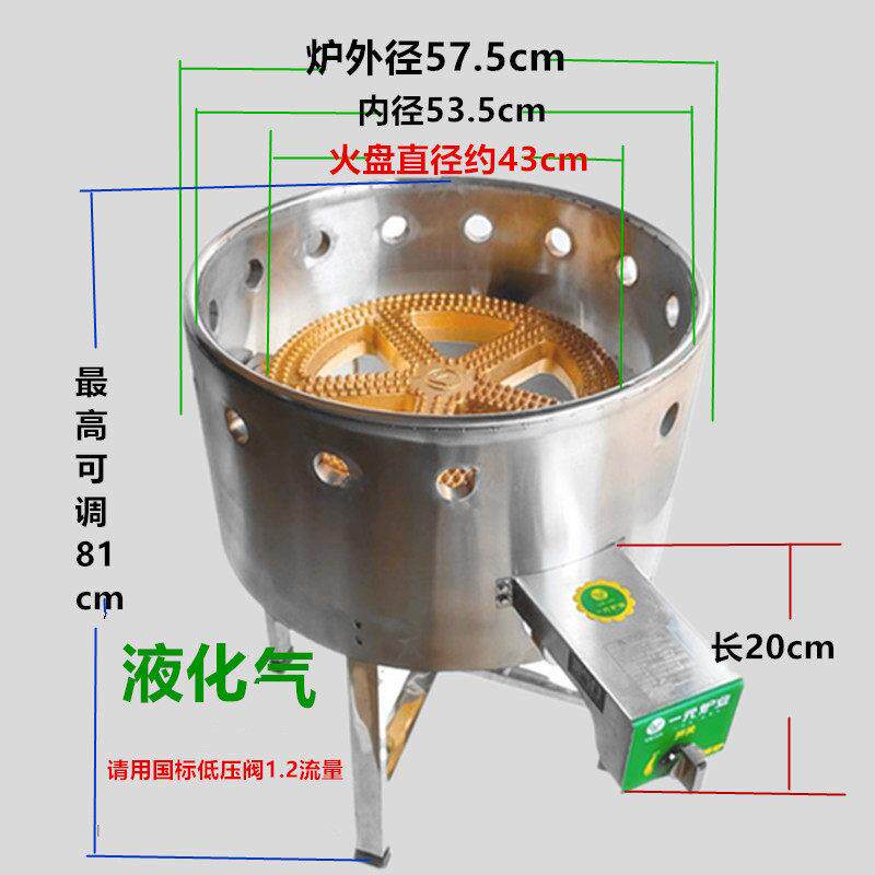 生煎炉商用不锈钢燃气点心炉烤饼炉煎锅生煎包炉水煎包煎水饺一元