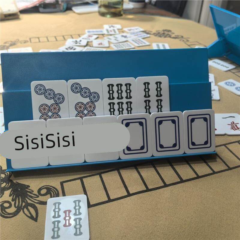 便携式旅行麻将牌桌面游戏,亚克力多人游戏,麻将扑克