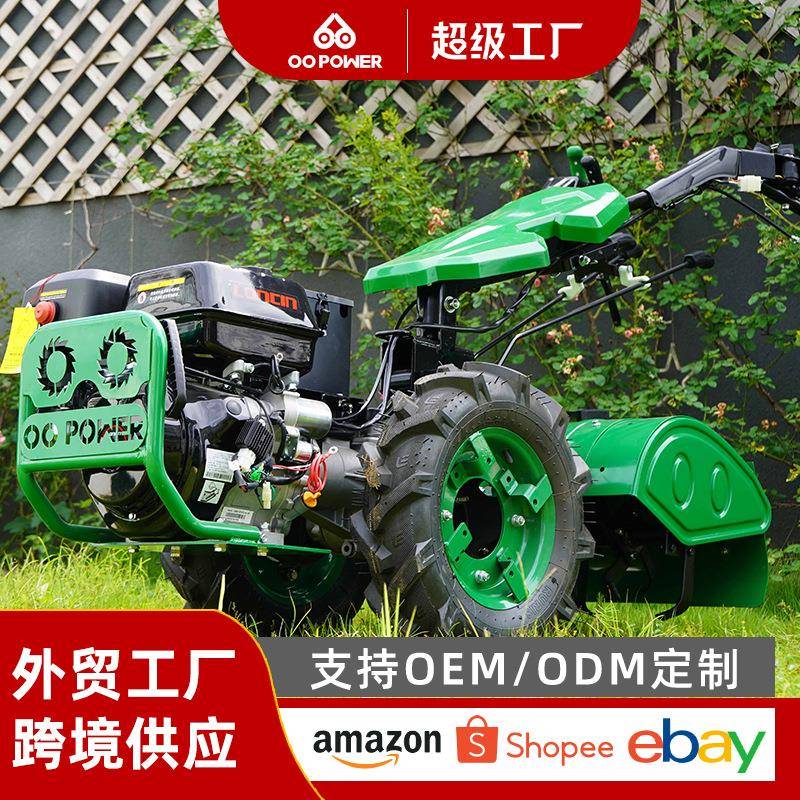 27+多功能农机小型家用手扶微耕机耕地机农用荒地开沟犁地旋耕机