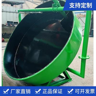 大型矿粉铁粉造粒机实验室粉末成球机小型大型圆盘粉末滚动机