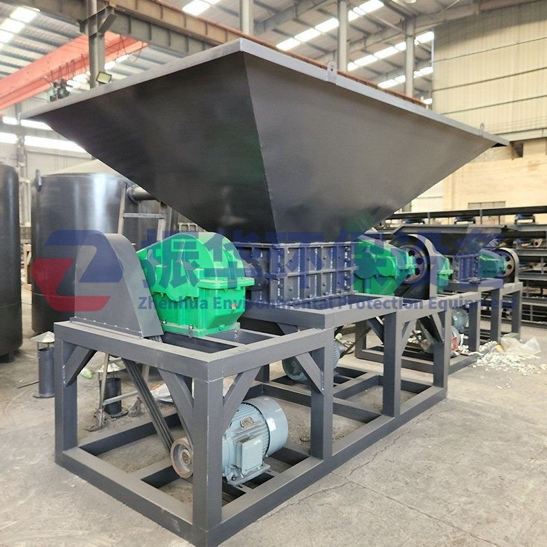 工业金属木材轮胎破碎机废铁家具撕碎机金属废钢粉碎设备