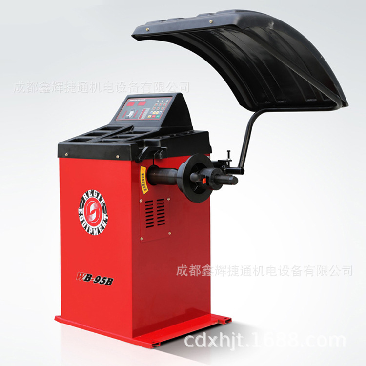 WB-95B小车轮胎平衡机轿车轮胎动平衡仪带轮胎罩