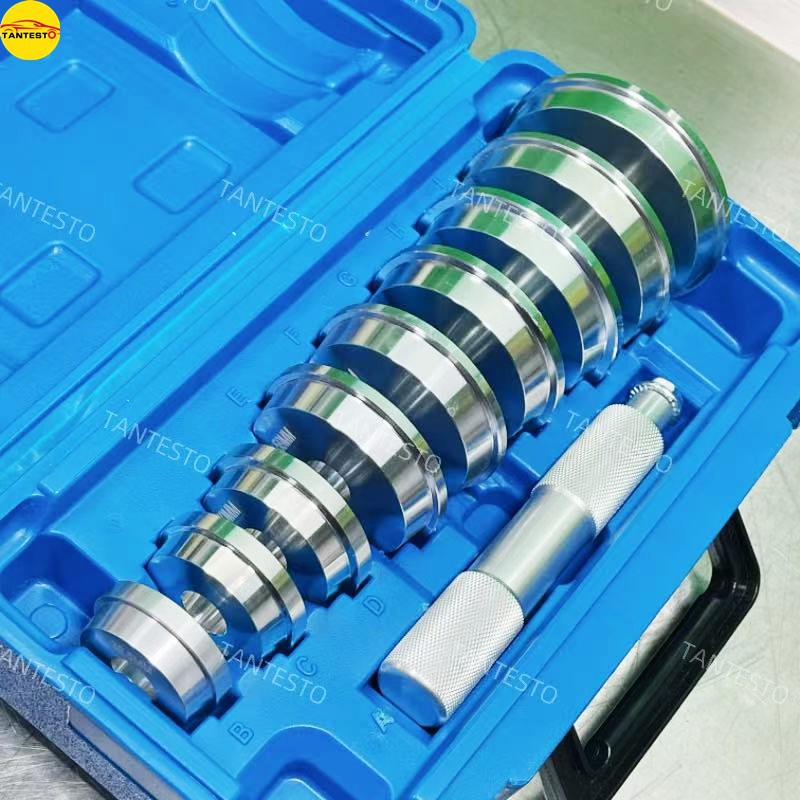 车轮轴承拆卸拆装取出器衬套胶套压入工具10件汽车斜型培林拆装器