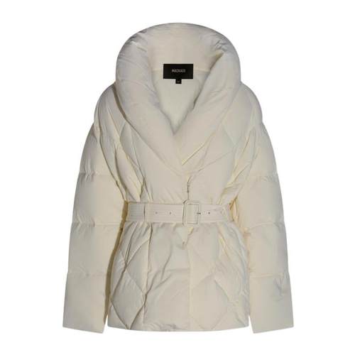 代购Mackage女士羽绒服保暖防风透气抗寒披肩长袖腰带绗缝冬季