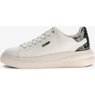 代购GUESS女士板鞋透气软底轻便防滑圆头系带厚底平跟日常穿搭