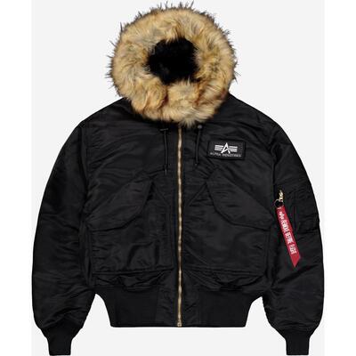 代购Alpha Industries阿尔法工业男士夹克保暖防风加绒毛领冬季