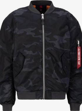 代购Alpha Industries阿尔法工业男士夹克保暖防风迷彩加绒户外