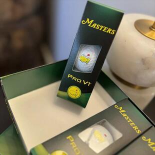 代购Masters Titleist ProV1限量版奥古斯塔大师赛标志高尔夫球20