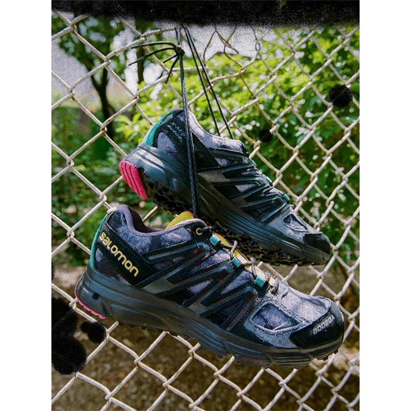 Bodega x SALOMON X-Mission 4 Suede萨洛蒙扎染烟熏3M男女跑步鞋