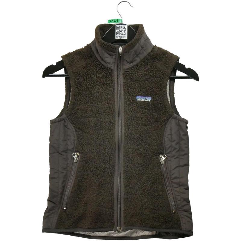 PATAGONIA女士抓绒马甲保暖防风保暖层抓绒衣立领中长款户外马甲