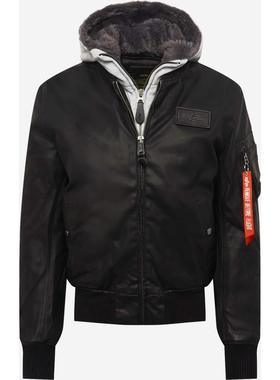 代购Alpha Industries阿尔法工业男士夹克保暖防风皮质加绒秋冬