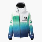 代购 滑雪 SALOMON萨洛蒙女士冲锋衣防风保暖防水户外夹克连帽长袖