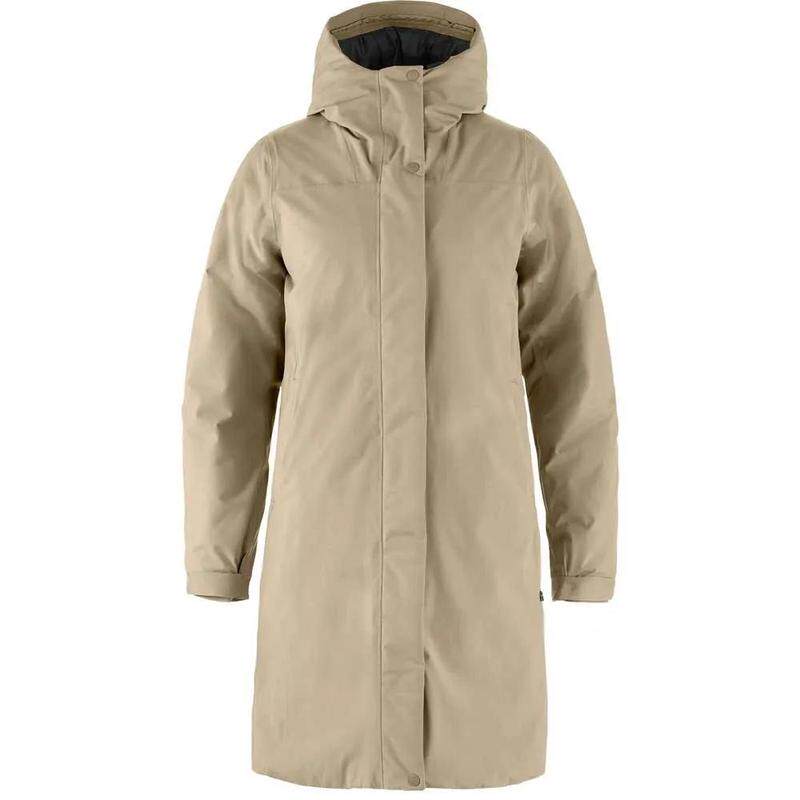 代购Fjallraven北极狐女士长款羽绒服防水防风保暖户外风衣连帽