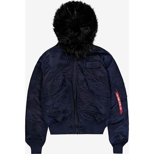 代购Alpha Industries阿尔法工业男士夹克保暖防风加绒毛领冬季