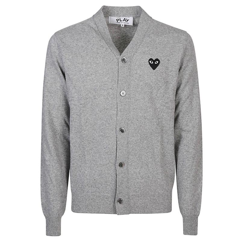 代购Comme des Garcons男士毛衣保暖透气羊毛灰色秋冬日常针织