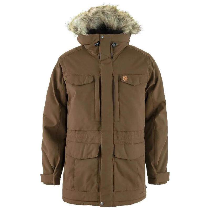 代购Fjallraven北极狐男士羽绒服防水防风保暖保暖外套连帽中长