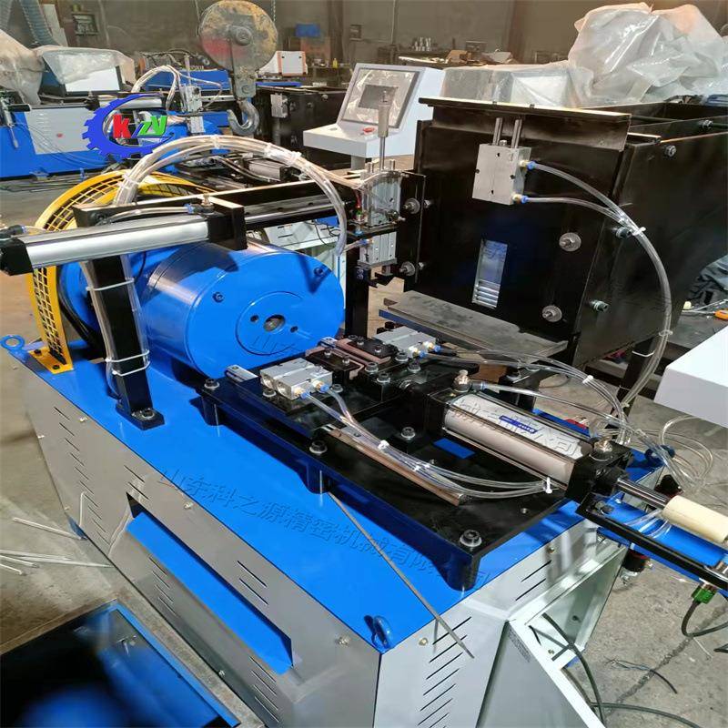 自动送料锥管机圆锥头金属管缩管机不锈钢尖头异型管生产设备