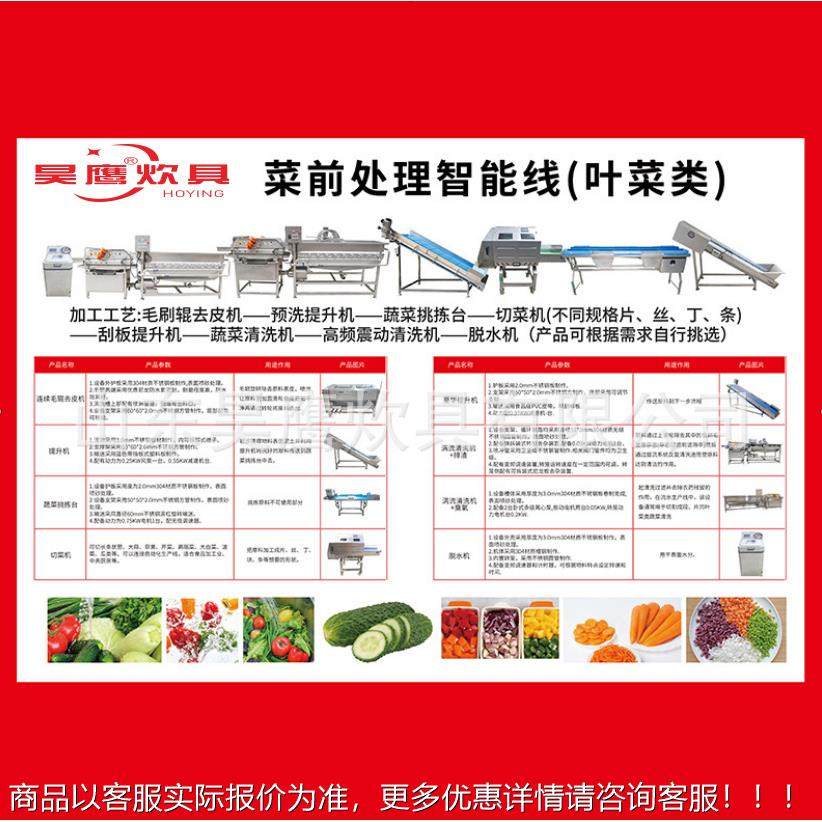 叶机菜蔬菜清洗洗流水线预制菜加工生产SXX设备自动全气泡清净菜,清洗/食品/商业设备,果蔬加工设备,淘宝优惠券,粉丝福利购,淘宝优惠卷
