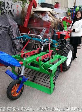江苏州农用大蒜邳获机扶振动筛分离抖土收蒜UYO收机手车配套独蒜