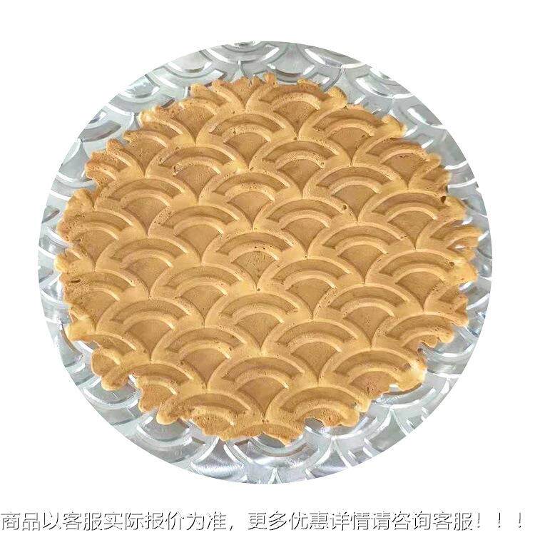 筒广州商角用手动酥版三TJM形花纹鸡蛋蛋机冰激凌脆卷筒机