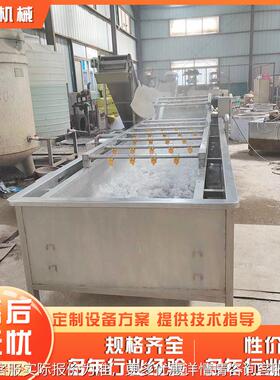 多功能果洗蔬气菜泡清 机自动DVC洗机 玉米自动清洗机蒸煮线
