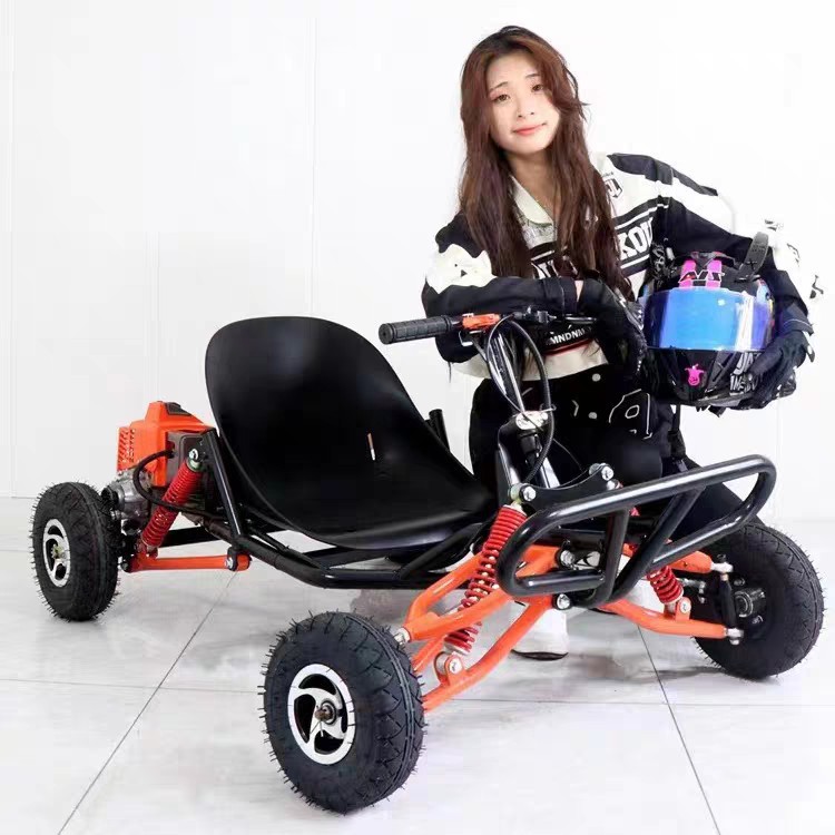 新款越野卡丁车两冲汽油拉力赛车全地形四轮沙滩车儿童漂移山地车