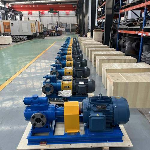 沥青输送泵SNH三螺杆泵燃油卸载泵保温螺杆泵SN系列卧式三螺杆泵