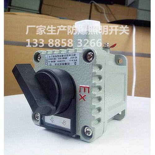 厂家生产防爆照明开关SW-10A220V防爆旋转开关LA53-旋钮 分合两档