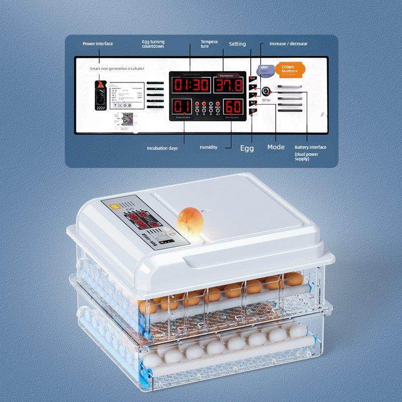 孵化器全自动孵蛋器孵化机小型孵化箱家用智能芦丁鸡鸭鹅鸽鸟小鸡,五金/工具,电热工具,淘宝优惠券,粉丝福利购,淘宝优惠卷
