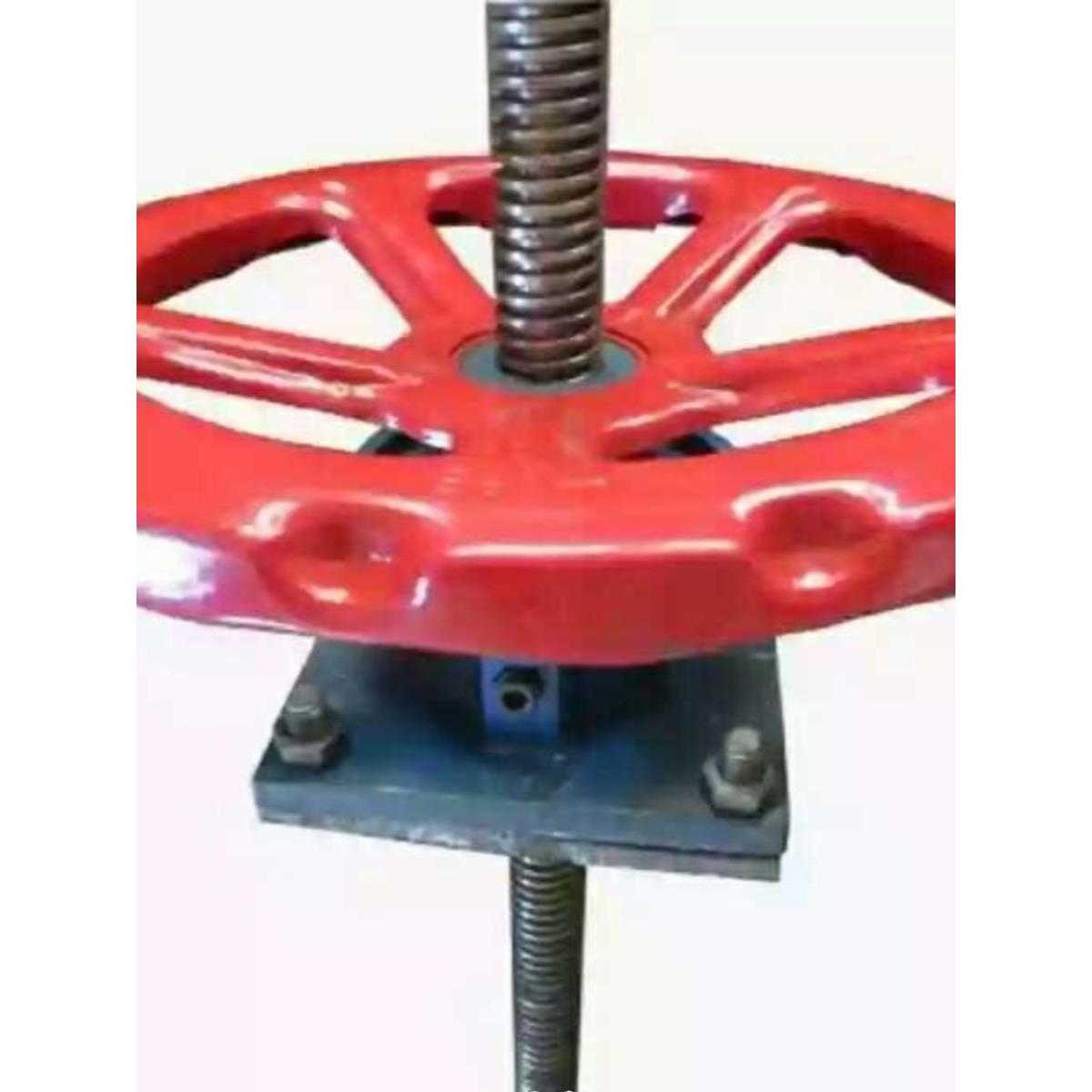 手轮 侧摇 手推式1吨2吨3吨 螺杆启闭机闸门铸铁一体闸门