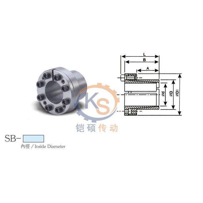 产同款S型免键轴套胀紧套RPB 胀套涨紧套免国键套衬 免键B轴衬 现