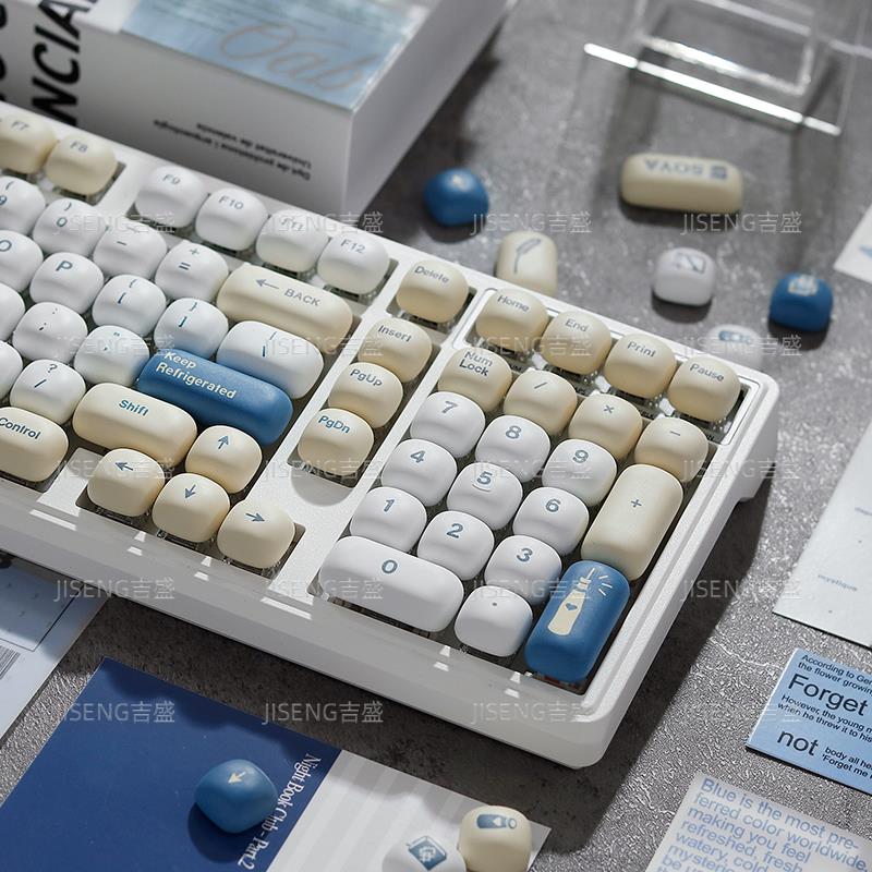 黑吉蛇YG102三模gasket机械键盘办公码字客制化套件成品98配列