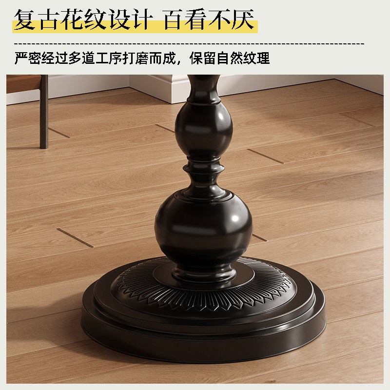 卧室床头边几轻奢高级感铁艺家用创意床头柜圆桌替代品置物架边几