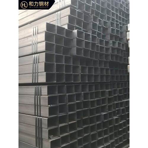 热镀锌方管空心方管100*100方管黑方钢方通Q235扁管矩形管