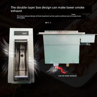 升级版丰茂触摸屏自动翻转旋转电热管烧烤架无烟商用电烤箱制造商