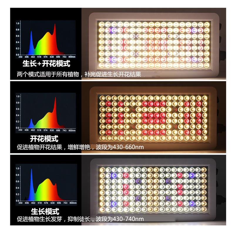 LED植物灯防水全光谱大棚蔬菜育苗花多肉上色植物补光生长种植灯