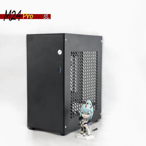 速迫M24pro ITX迷你便携机箱 支援Mini-ITX主板钢制HTPC机箱