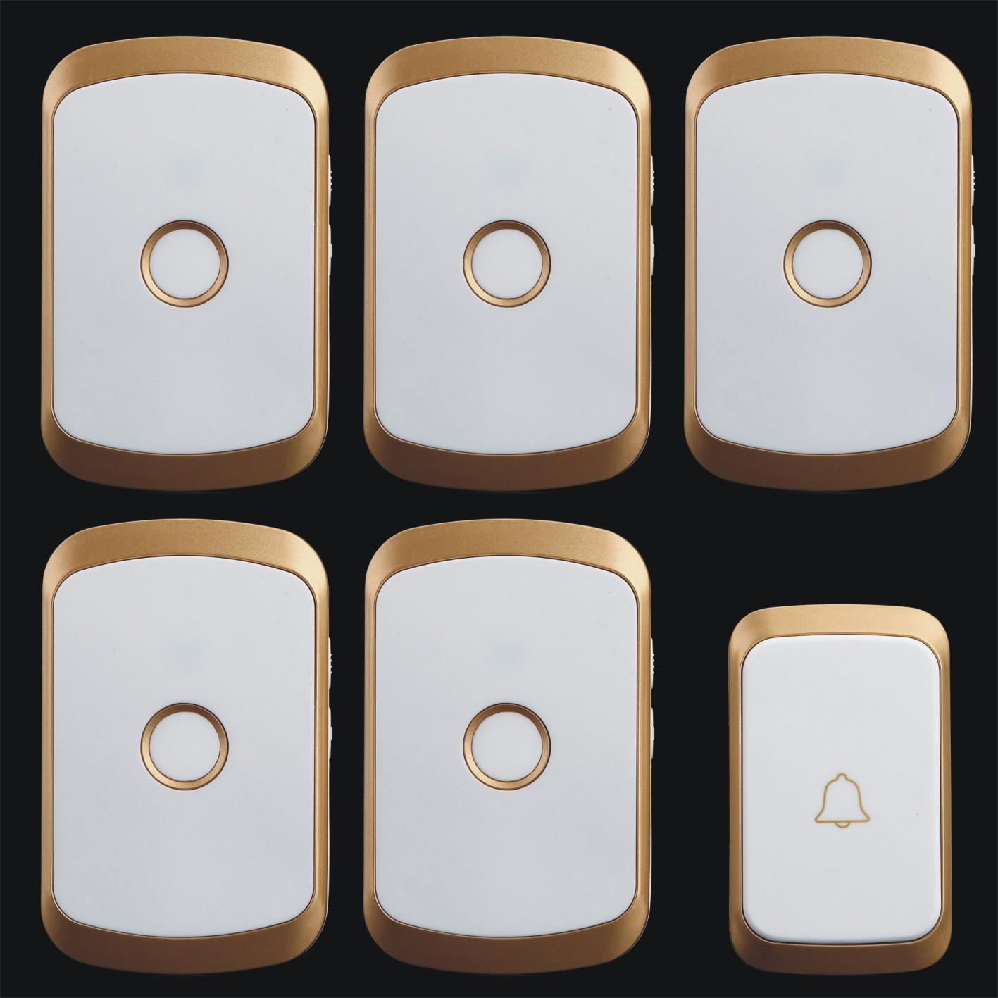 无线门铃 一拖四 一拖五 一拖六 家用遥控门铃 足浴棋牌室提醒器