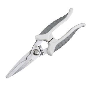 日本进口电工专用剪刀8寸工业线剪刀进口电线快剪pvc线槽剪刀电子