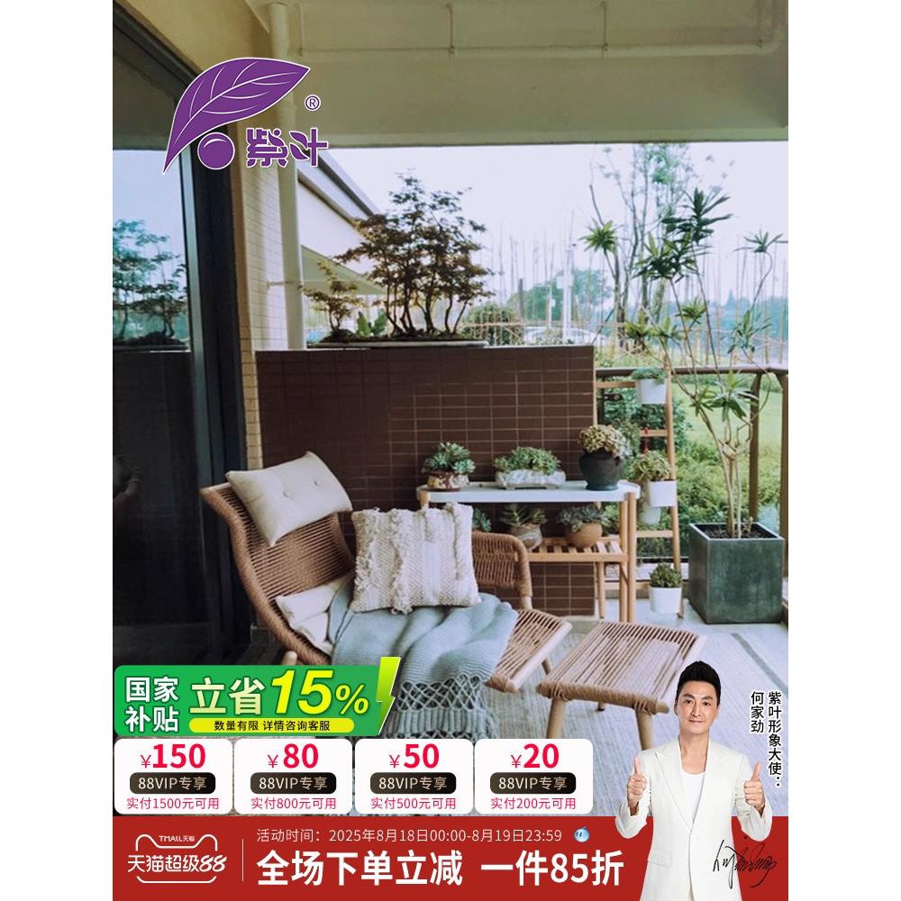 紫叶藤椅单人阳台躺椅老年人休闲沙发椅靠背椅编织流行椅家用椅