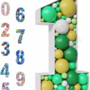 定制壁挂苔藓植物海洋球墙饰空心道具字母网红墙装 饰字拍照区定制