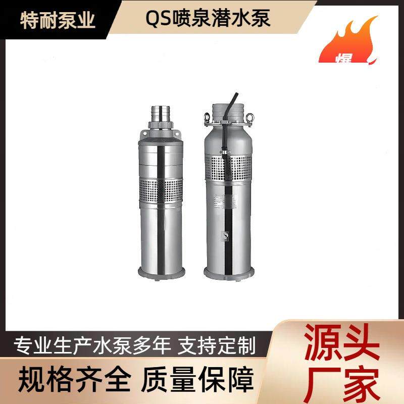 现货供应QS喷泉泵380V井用潜水泵园林音乐喷泉泵多材质可选