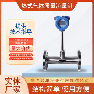 气体质量流量计天然气空气智能数显液晶显示管道插入式 定制热式