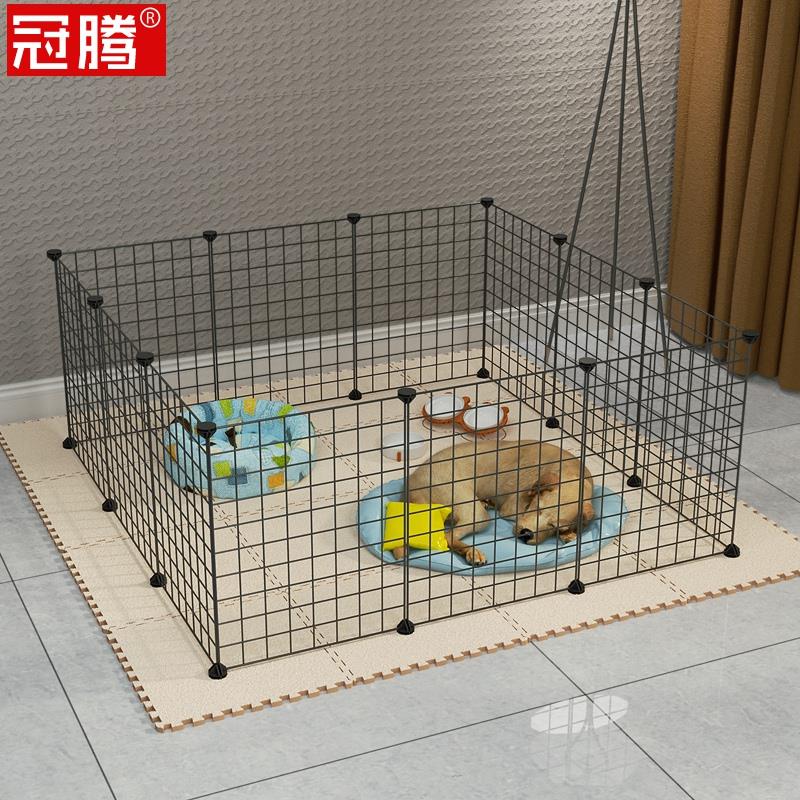 笼子室内自由组合房间全包围挡挡板铁网猫狗宠物加高小狗条挡围栏