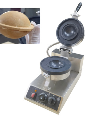 可商用机械版无图案UFO汉堡炉圆形面包机双面受热均匀可EXPORTED