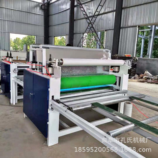 大板平贴机厂家 网纹辊涂胶pur贴面机 木饰面板上贴pet膜贴面机