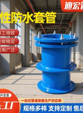 02s404标准国标柔性防水套管 ab型止水套管人防密闭穿墙套管dn300