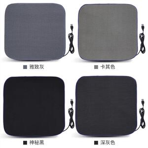 USB风扇吹风坐垫汽车货车久坐通风散热屁股垫夏防滑清凉车内车用