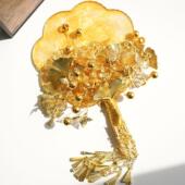 婚礼覆古风格 金圆扇子 婚 新娘照片道具 采购产品新中国风花束