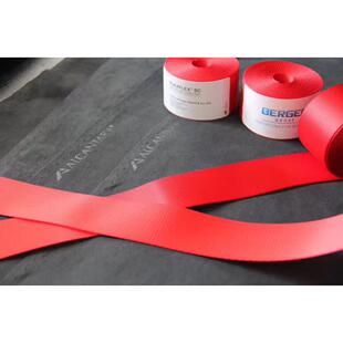 德国BERGER激情红色安全带汽车改装翻新保险带换色固德安全带